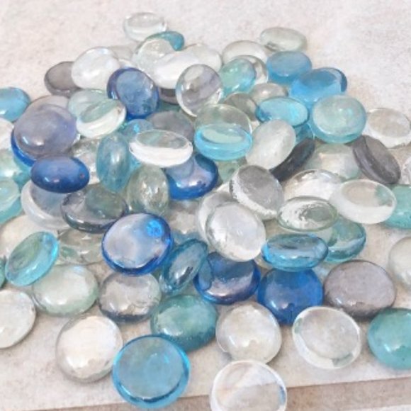 NEW 50 Pieces Assorted Glass Gem Glass Stone for Aquarium Plants etc. - Picture 4 of 4